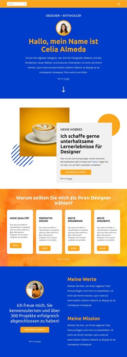 Entwickeln Mit Leidenschaft - HTML5-Vorlage