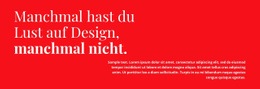 Design Und Dekor – Benutzerfreundliche HTML5-Vorlage
