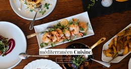Cuisine Méditerranéenne - Create HTML Page Online