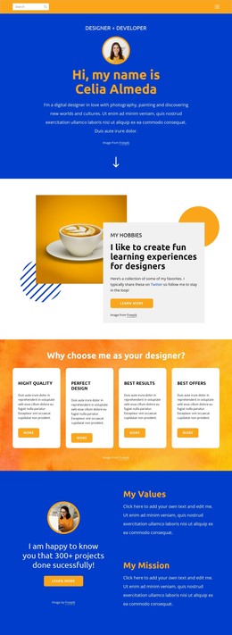 Developing With A Passion - HTML5 Template