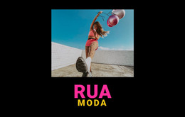 Moda Jovem De Rua - Modelo De Página HTML