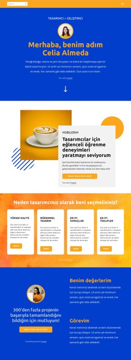 Tutkuyla Gelişiyoruz Tablo CSS Şablonu