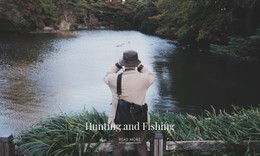 Hunting And Fishing Site Template