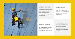 Free CSS Layout For High Rise Window Cleaning