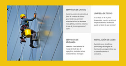 Limpieza De Ventanas De Gran Altura - Plantilla Joomla Profesional Gratuita