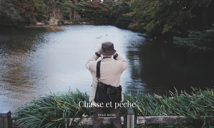 Chasse et pêche Créateur de site Web HTML