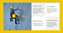 Multipurpose Homepage Design For High Rise Window Cleaning