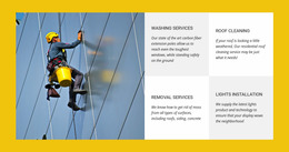 High Rise Window Cleaning - Website Mockup For Any Device