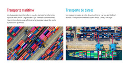 Servicio De Transporte - Tema Exclusivo De WordPress