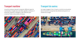 Service De Transport - Modèle De Site Web Réactif