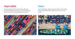 Szállítási Szolgáltatás – Reszponzív Webhelysablon
