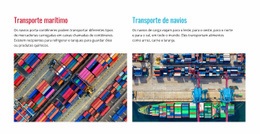Design De Site Serviço De Transporte Para Qualquer Dispositivo