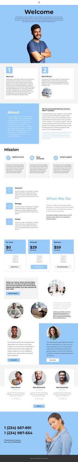 Clearly about us - CSS Template by Nicepage