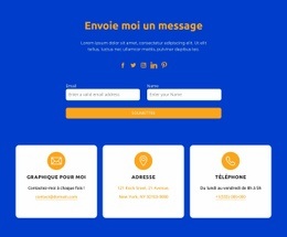 Envoie Moi Un Message - Drag And Drop HTML Builder