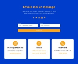 Envoie Moi Un Message - Modèle HTML D'Une Page