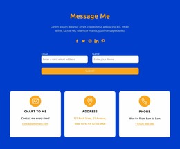 Message Me - Drag And Drop HTML Builder