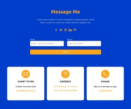 Multipurpose HTML5 Template For Message Me