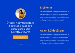 Értékeim És Küldetésem - Egyszerű Webhelysablon