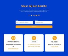 Stuur Mij Een Bericht - Joomla-Sjabloon Voor Elk Apparaat