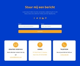 Stuur Mij Een Bericht - Website-Ontwerp