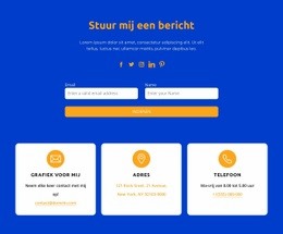 Stuur Mij Een Bericht - Eenvoudig Websitemodel