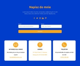 Napisz Do Mnie - Projekt Strony Internetowej