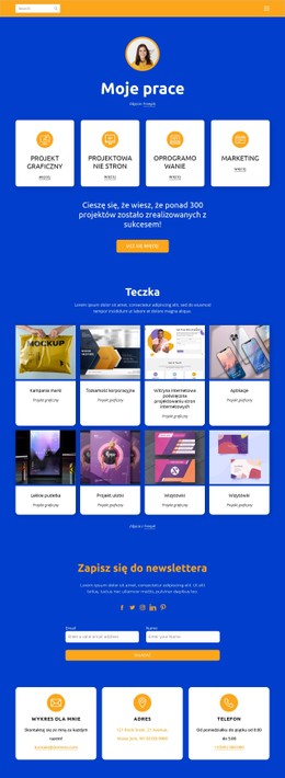 Projektowanie Stron Internetowych I Projektowanie Graficzne Szablon Strony Internetowej HTML CSS