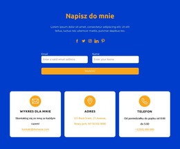 Napisz Do Mnie – Szablon HTML5