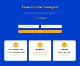 Envie-Me Uma Mensagem - Design Do Site