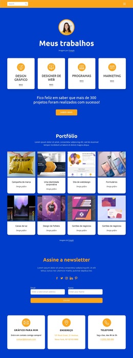 Página De Portfólio