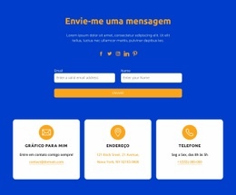 Envie-Me Uma Mensagem - Modelo HTML De Uma Página