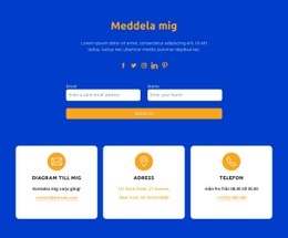 Meddela Mig - Webbplatsdesign