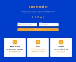 Bana Mesaj At - Web Sitesi Tasarımı