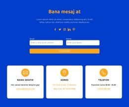 Bana Mesaj At Için Özel Web Sitesi Oluşturucu