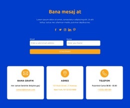 Bana Mesaj At Için Ücretsiz Web Tasarımı