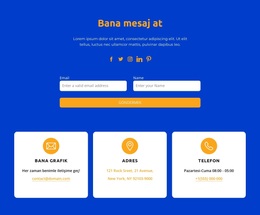 Bana Mesaj At - Premium WordPress Teması