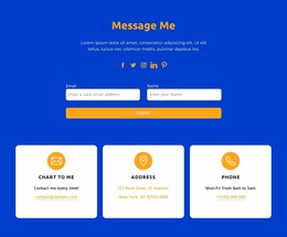 Message Me - HTML5 Template