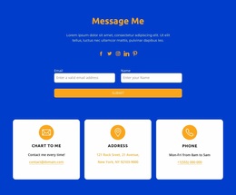 Free Web Design For Message Me