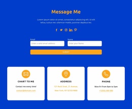 Message Me - Ecommerce Landing Page