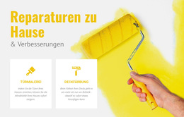 Wände Zum Malen Vorbereiten – Fertiges Website-Design