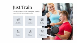 Different training programs - Html Code Example by Nicepage