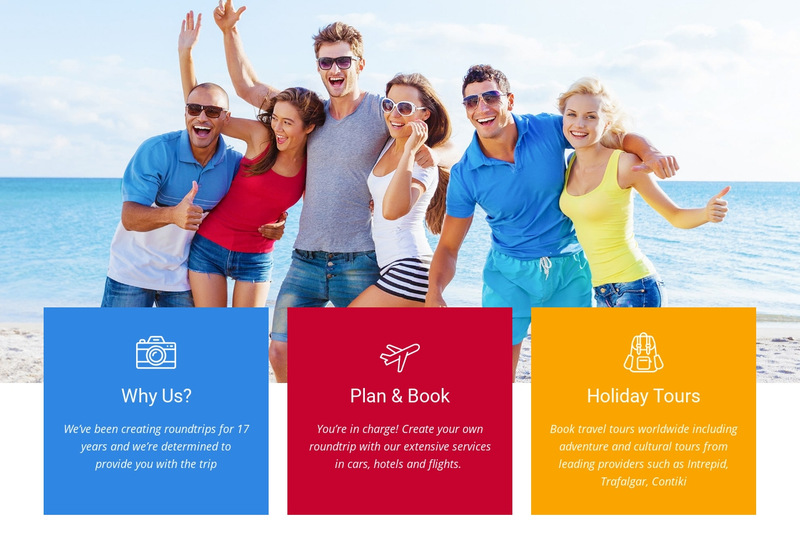 Plan and book your flights Wix Template Alternative