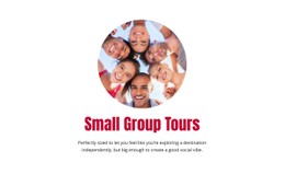 Small Group Tours HTML5 & CSS3 Template