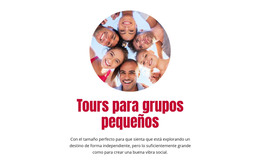 Tours Para Grupos Pequeños - Descarga De Plantilla HTML