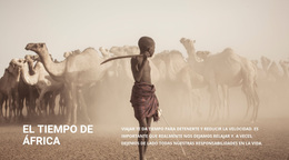 Cómo Vive La Gente En África - Plantilla De WordPress
