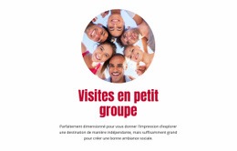 Créateur De Site Web Premium Pour Visites En Petit Groupe