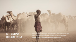 Come Vivono Le Persone In Africa - Download Del Modello HTML