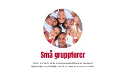 Designmall För Små Gruppresor