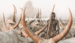 Afrika Turları Için HTML5 Duyarlı