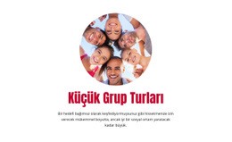 Küçük Grup Turları - Tek Sayfalı Tasarım
